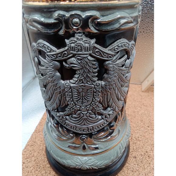 Zoller & Born German Beer Stein Deutschland Eagle Limited Edition 10 Inch - Picture 8 of 8